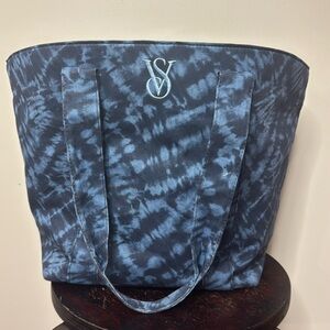 Victoria’s Secret blue denim tote bag